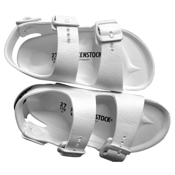 Birkenstock Milano EVA Kids Sandals White EU 27 US 9-9.5 Waterproof Lightweight - Picture 7 of 16